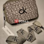 CAMERA LEATHER MONOGRAM BAG