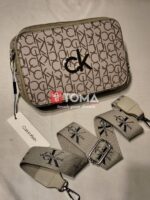 CAMERA LEATHER MONOGRAM BAG