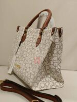 tote leather monogram bag - Image 2