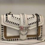 leather love bag mixed studs