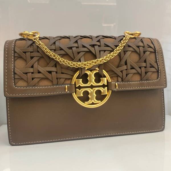 MILLER BASKET-WEAVE SHOULDER BAG