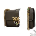 leather messenger bag love jewels