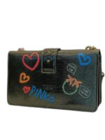 leather messenger bag love icon streer art love - Image 3