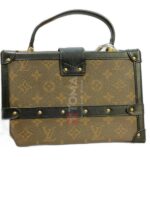 monogram petite malle v black - Image 3