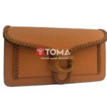 BRAIDED LEATHER TRIM TABBY CHAIN