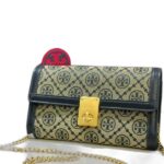ALL OVER MONOGRAM PATTERN CLUTCH BAG