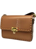 ROCKSTUD GRAINY CALFSKIN BAG