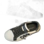 dolce gabbana leather logo detail low top