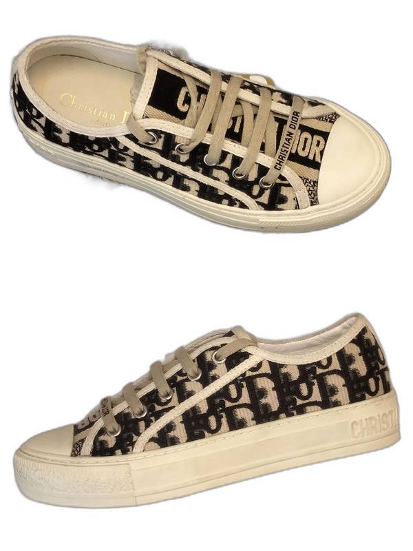 3300 dior deep blue oblique embroidered cotton - Image 1