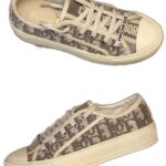 dior white cotton canvas