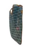 lvy denim canvas tote bag - Image 2