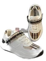 burbery logo print vintage check and leather - Image 2