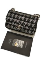 CLASSIC MINI FLAP HOUNDSTOOTH BAG