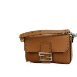 mini baguette leather bag