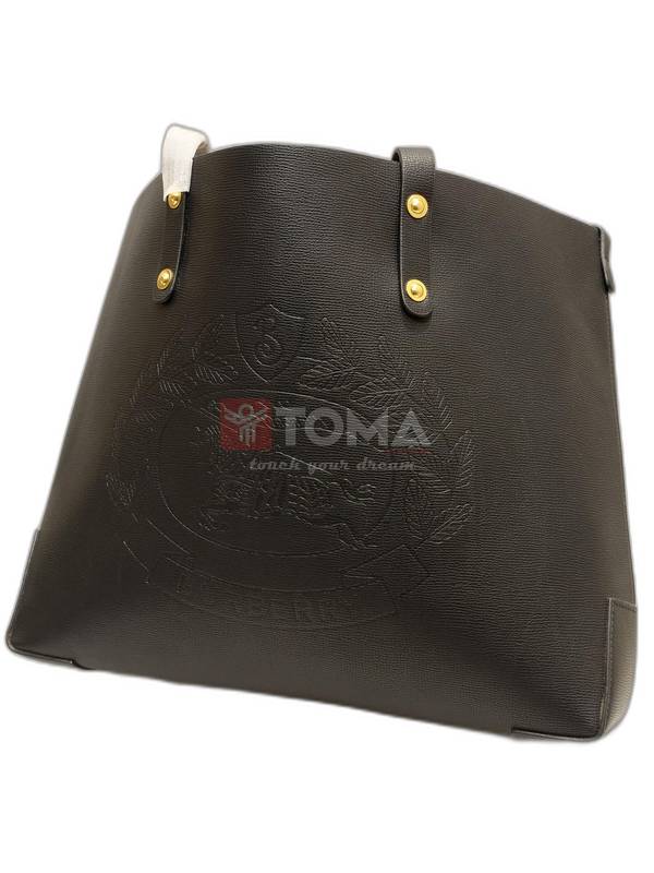 3519 calfskin crest embossed large bag - Image 1