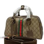 borsa ophidia beige marrone scuro