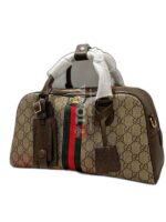 borsa ophidia beige marrone scuro - Image 3