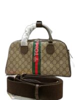 borsa ophidia beige marrone scuro - Image 4