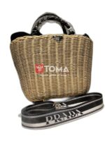 plaque woven tote bag - Image 3