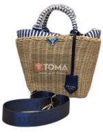 plaque woven tote bag - Image 2