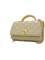 mini flap bag with top handel