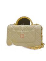 mini flap bag with top handel - Image 2
