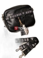 CROSS BAG WITH LEATHER STRAP