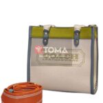 FIELD TOTE 22 IN COLOR BLOCK WITH COACH BADGE