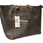 CROSS BAG WITH LEATHER STRAP