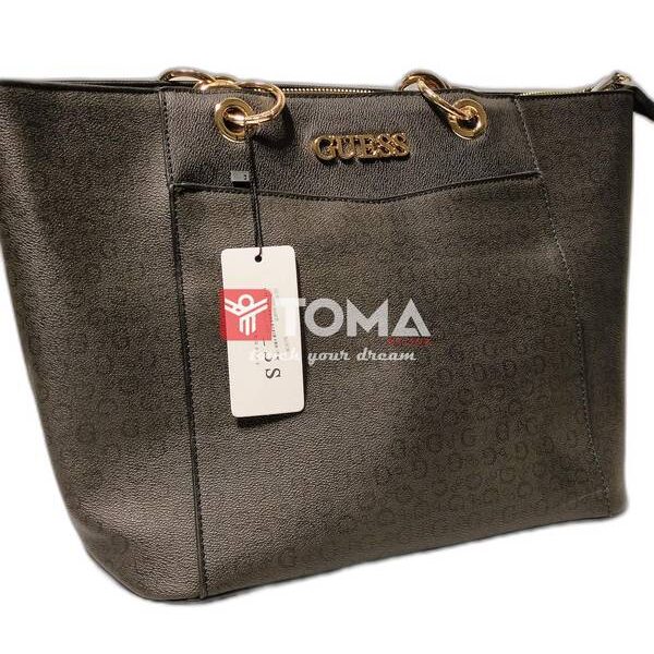 CROSS BAG WITH LEATHER STRAP