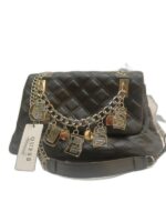 CROSS AND SHOULDER BAG WITH LEATHER STRAP