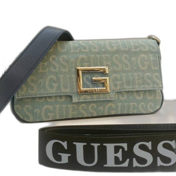 shoulder and cross bag with metal strap