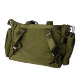 TOTE AND CROSS BAG WITH TWO STRAPS LEATHER AND FABRIC - Image 5