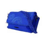 SHOULDER AND CROSS BAG WITH TWP STRAPS FABRIC AND LEATHER - Image 6