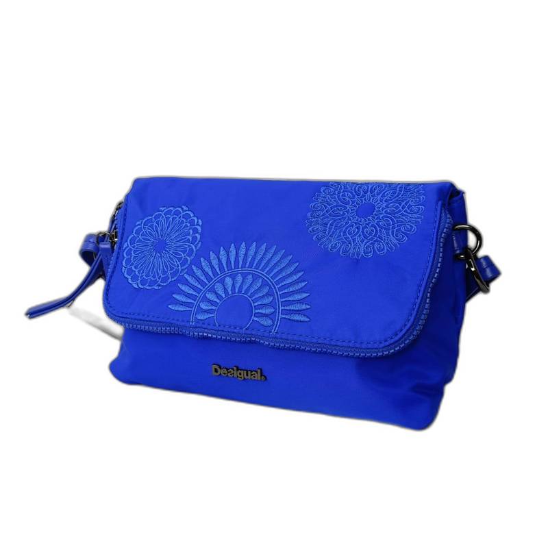 3690 SHOULDER AND CROSS BAG WITH TWP STRAPS FABRIC AND LEATHER - Image 1