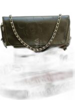 SHOULDER AND CROSS BAG WITH TWP STRAPS FABRIC AND LEATHER - Image 4