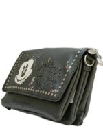 SHOULDER AND CROSS BAG WITH TWP STRAPS FABRIC AND METAL - Image 3
