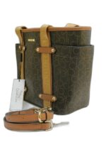 TOTE AND CROSS BAG WITH LEATHER STRAP - Image 2