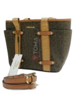 TOTE AND CROSS BAG WITH LEATHER STRAP - Image 4