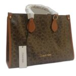 LADY AND CROSS BAG WITH LEATHER STRAP