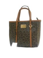 LADY AND CROSS BAG WITH LEATHER STRAP - Image 2