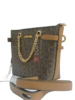 LADY AND CROSS BAG WITH LEATHER STRAP - Image 2