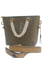 LADY AND CROSS BAG WITH LEATHER STRAP - Image 4