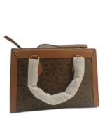 SHOULDER AND CROSS BAG WITH TWO STRAPS LEATHER AND METAL - Image 3