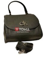 CROSS BAG WITH LEATHER STRAP