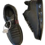 OVERSIZED GLITTER HEEL DETAIL SNEAKER