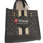 DEMPSEY TOTE BAG IN SIGNATURE JACQUARD