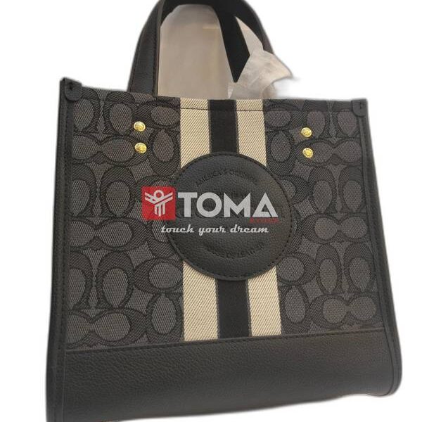 DEMPSEY TOTE BAG IN SIGNATURE JACQUARD