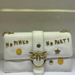 love pins leather bag