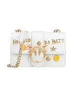 love pins leather bag